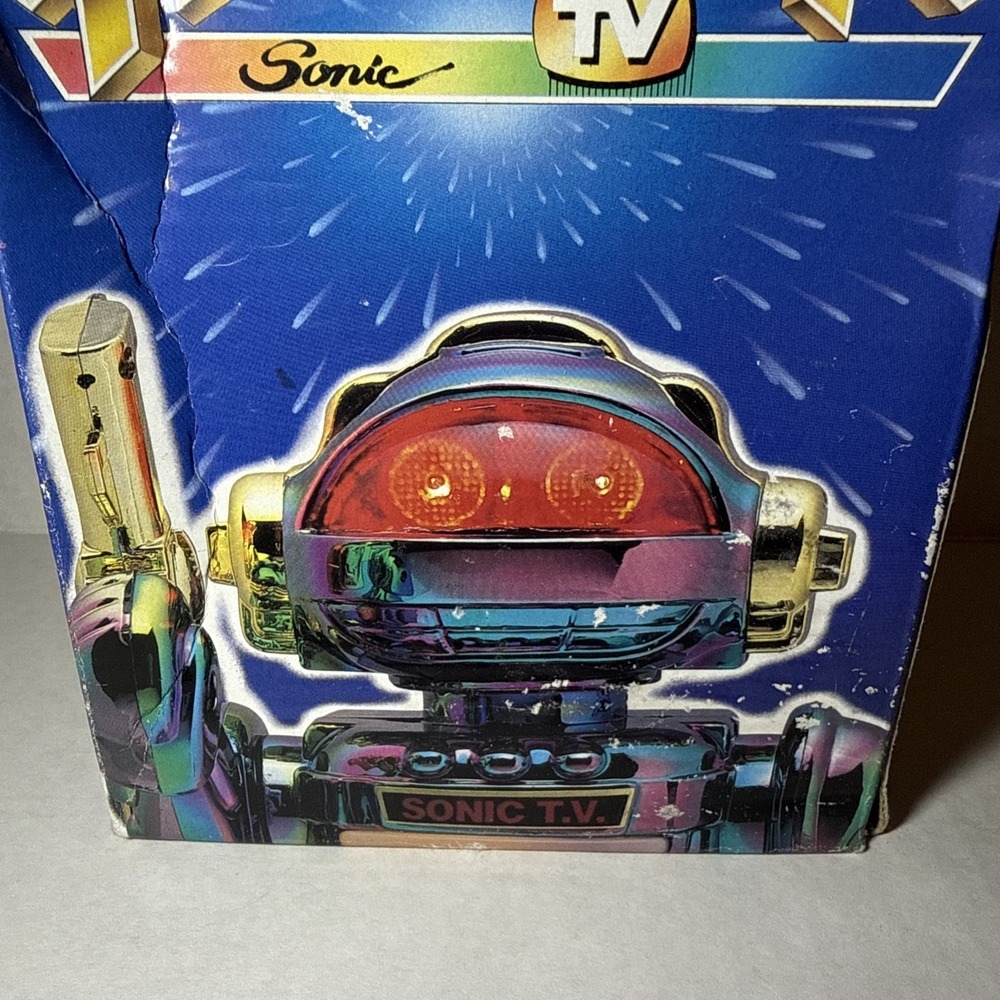 Vintage Toy Robot Sonic HK 706A New In Box Sealed 1995 READ - Picture 3 of 12